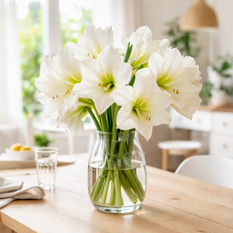 Amaryllis – hvit – bilde 2