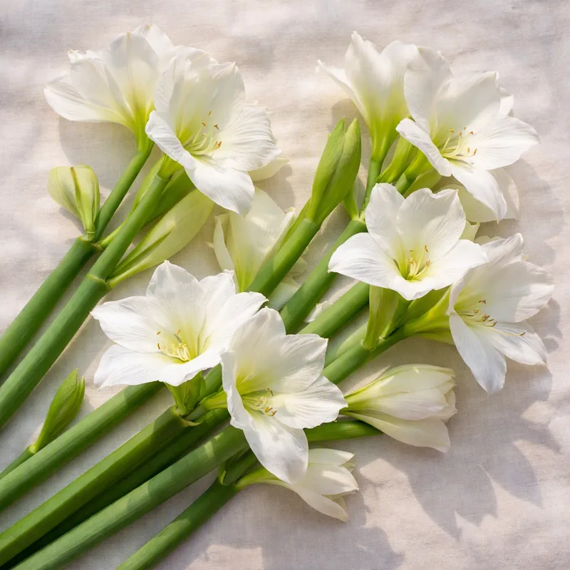 Amaryllis – hvit – bilde 4