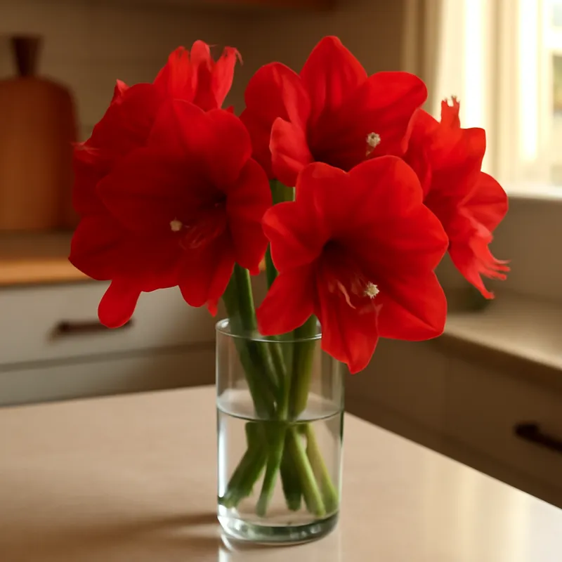 Amaryllis – rød – bilde 3