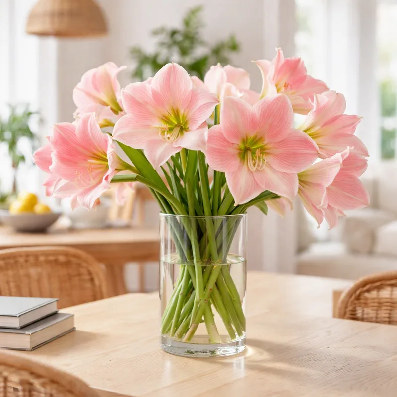 Amaryllis – rosa – bilde 2