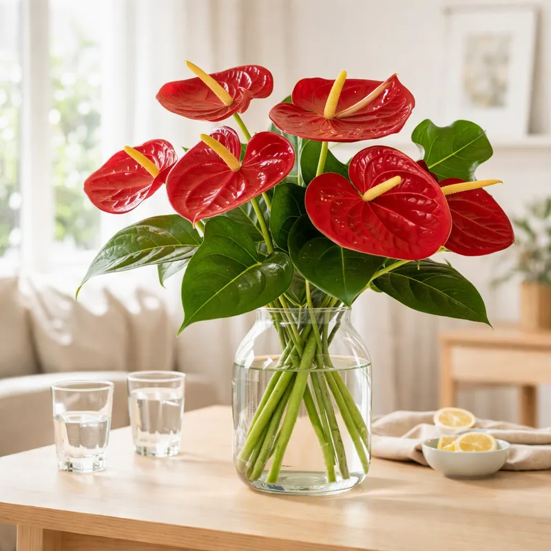 Anthurium (flamingoblomst) – klassisk – bilde 2