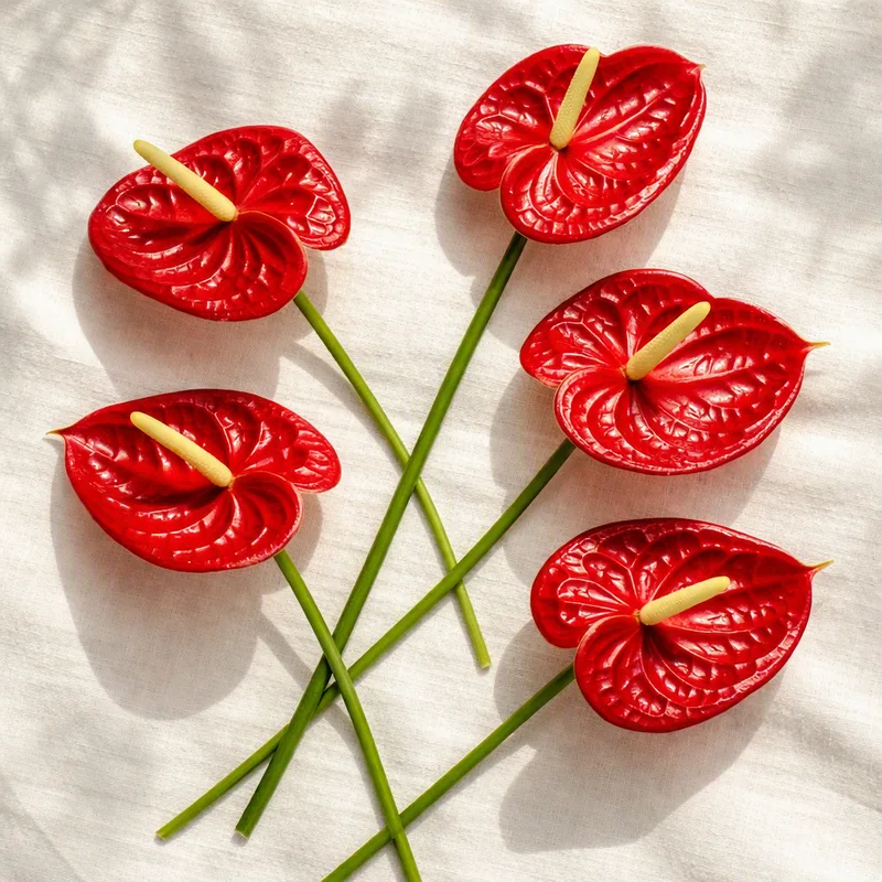 Anthurium (flamingoblomst) – klassisk – bilde 4