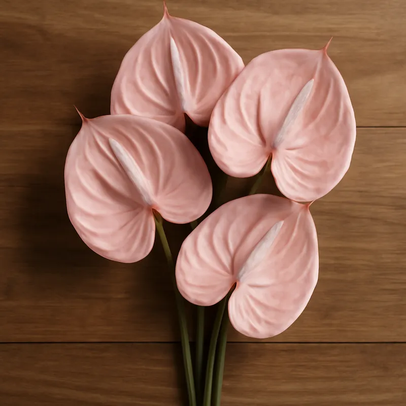 Anthurium (flamingoblomst) – rosa – bilde 3