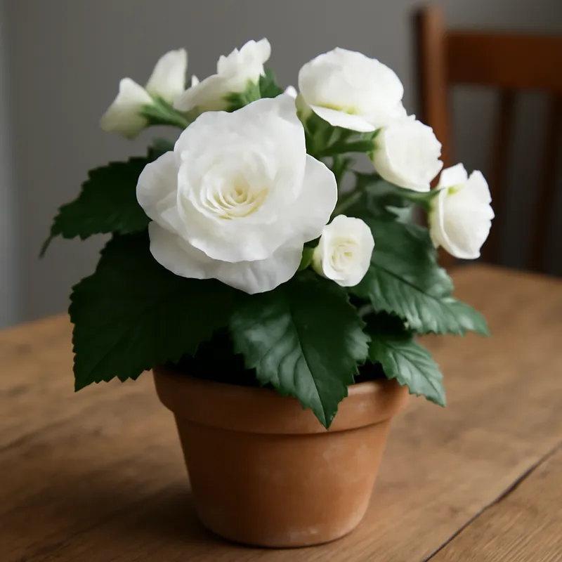 Begonia – hvit – bilde 3