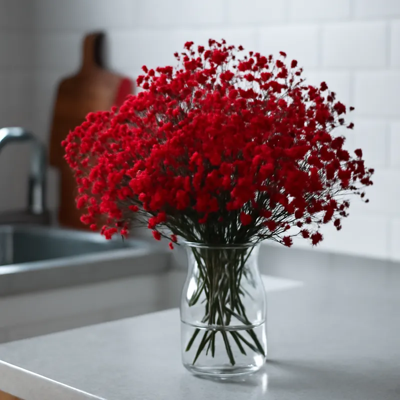 Brudeslør – rød – bilde 3