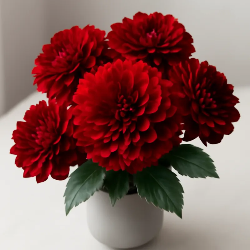 Dahlia – rød – bilde 3