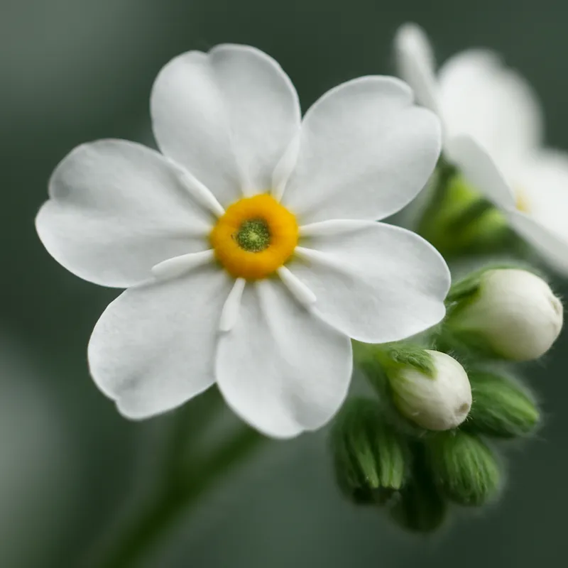 Forglemmegei – hvit – bilde 2