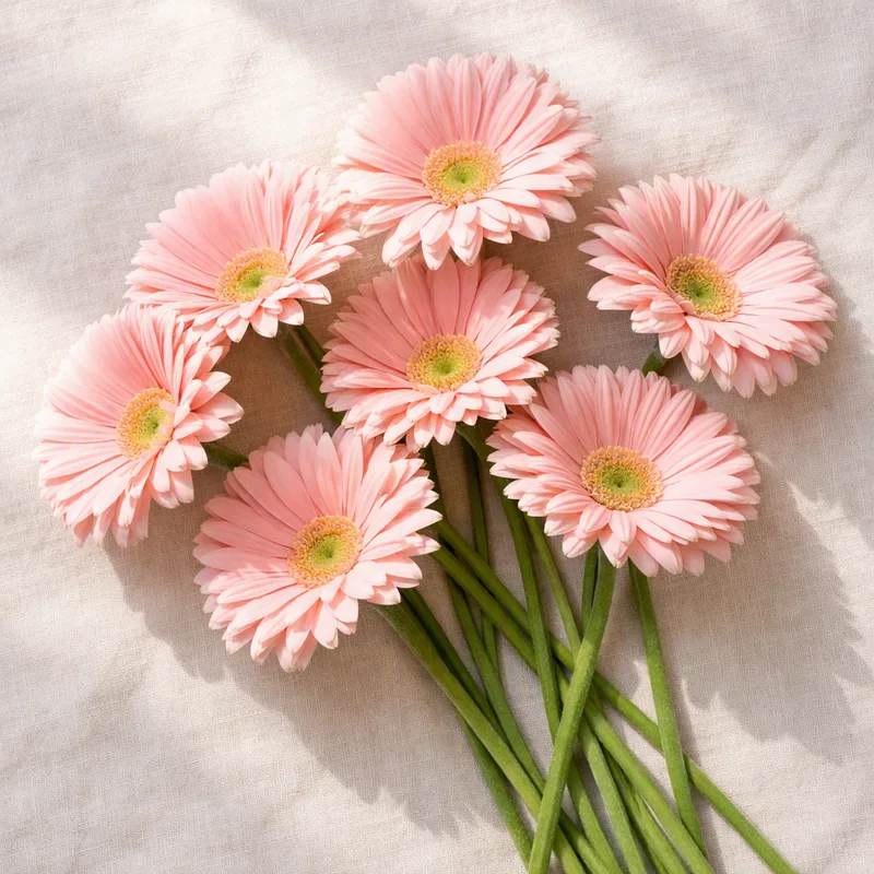 Gerbera – rosa – bilde 4