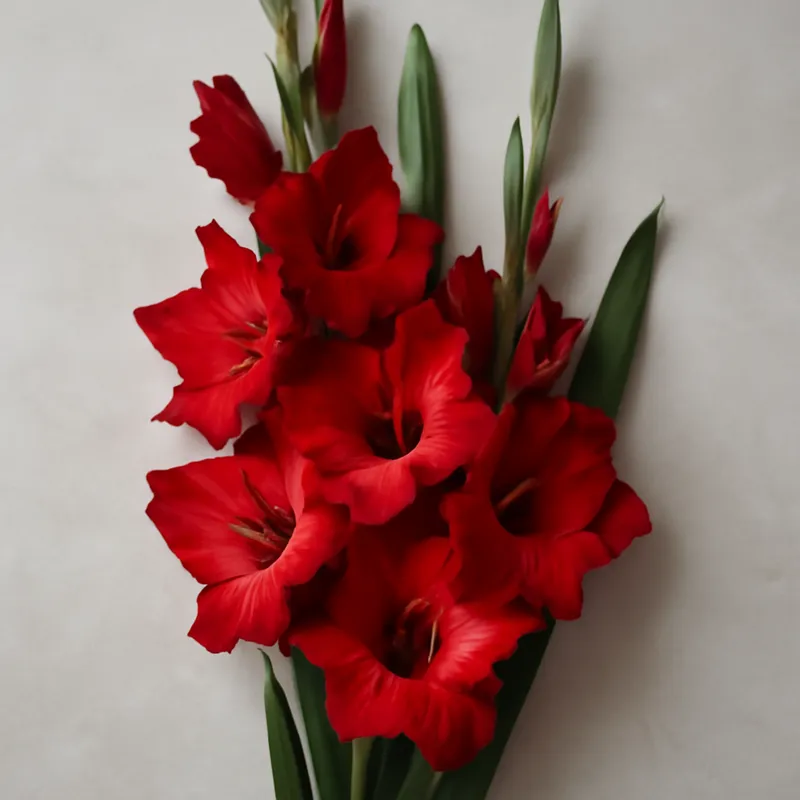 Gladiolus – rød – bilde 3