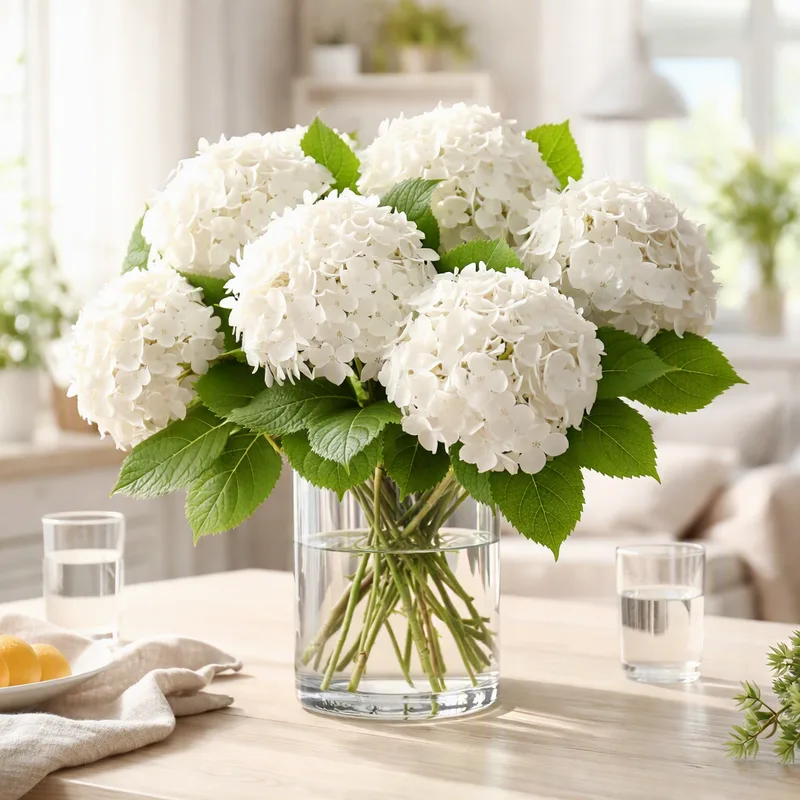Hortensia – hvit – bilde 2