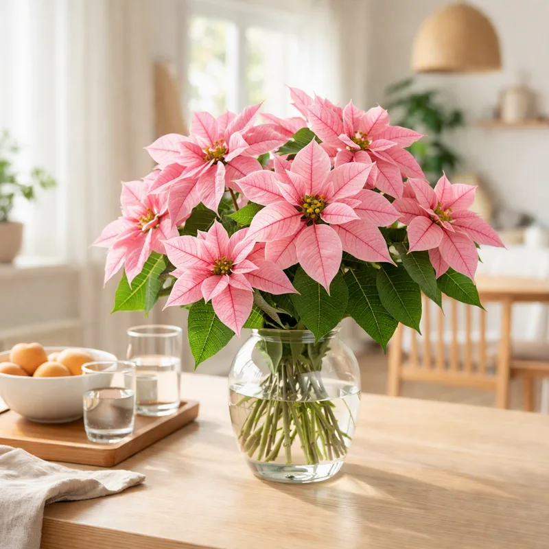Julestjerne – rosa – bilde 2