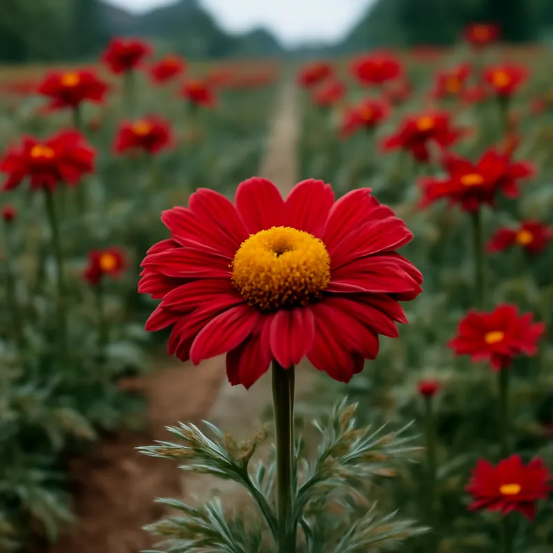 Kamille – rød – bilde 4