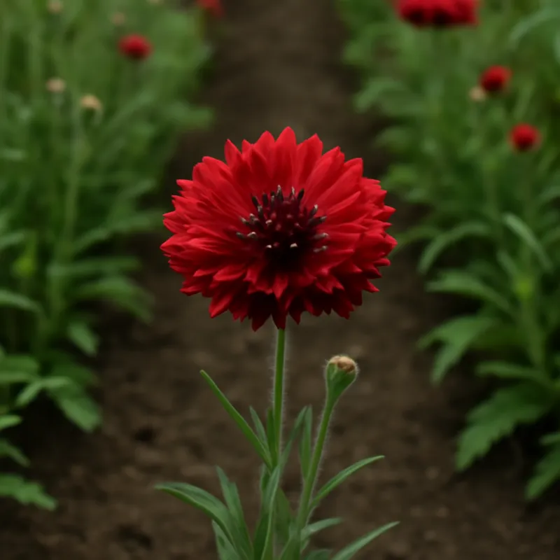 Kornblomst – rød – bilde 4