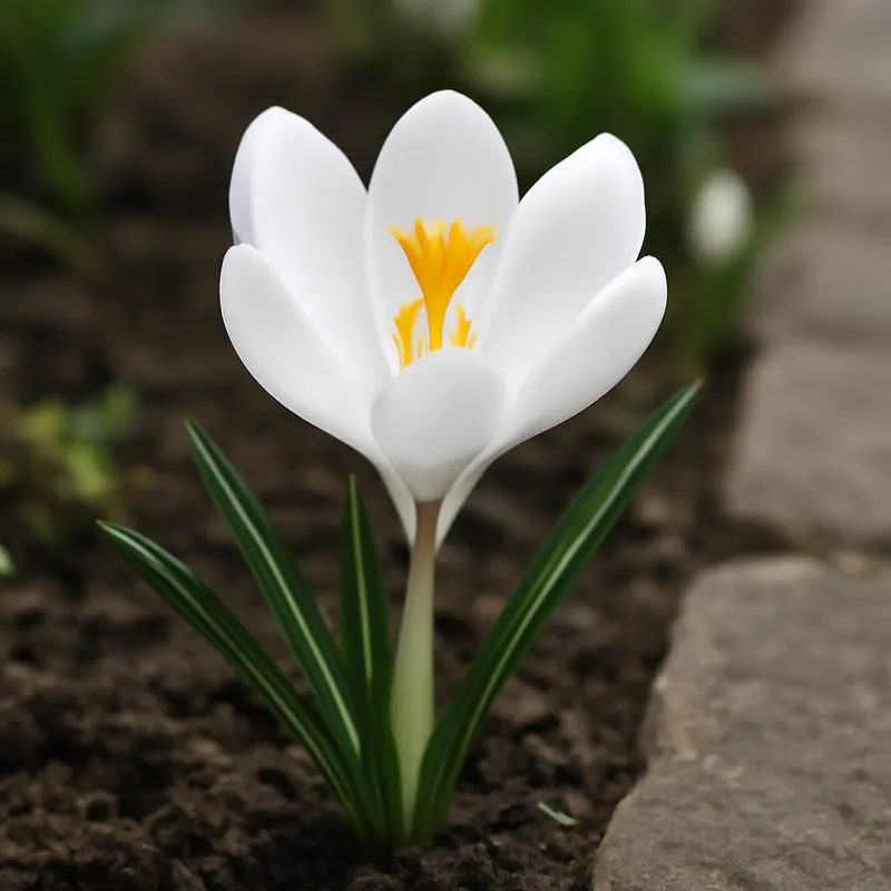 Krokus – hvit – bilde 4
