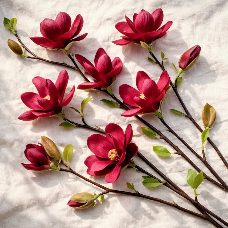 Magnolia – rød – bilde 4