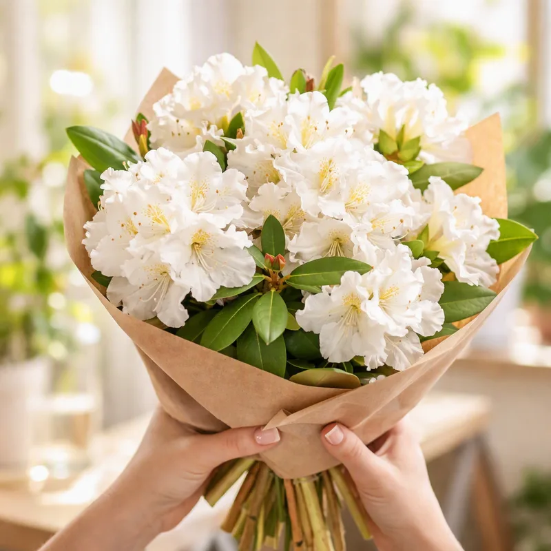 Rhododendron – hvit – bilde 3