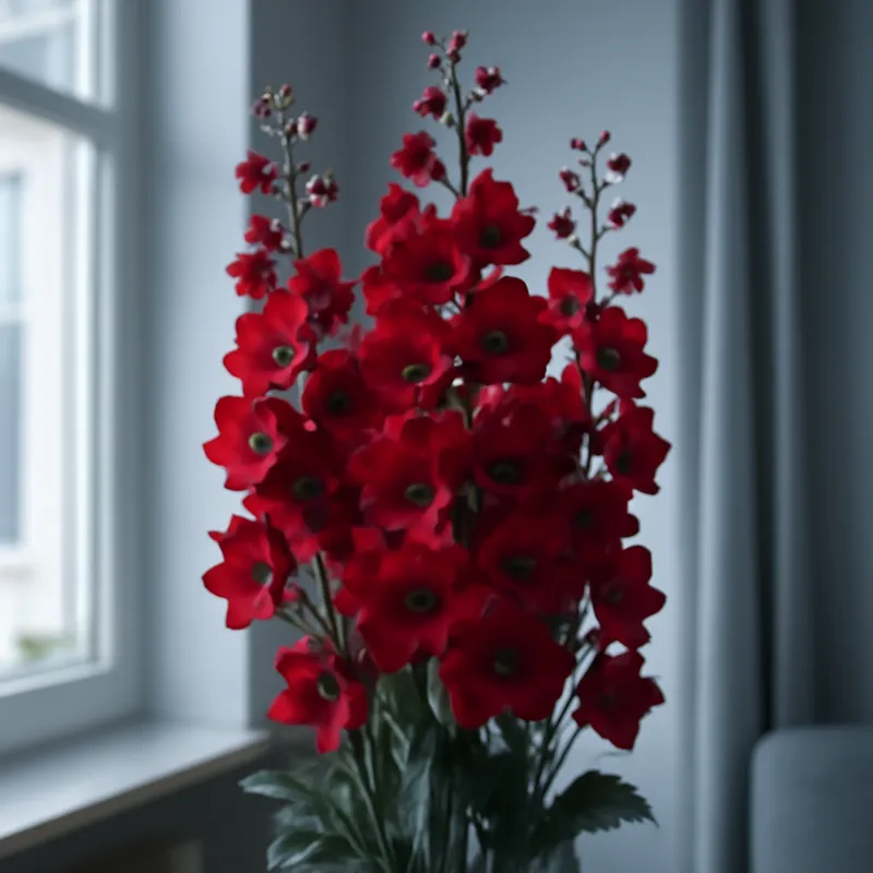 Ridderspore – rød – bilde 3