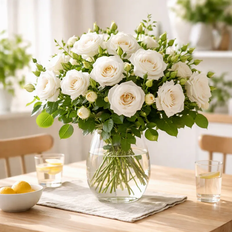 Rose – hvit – bilde 2