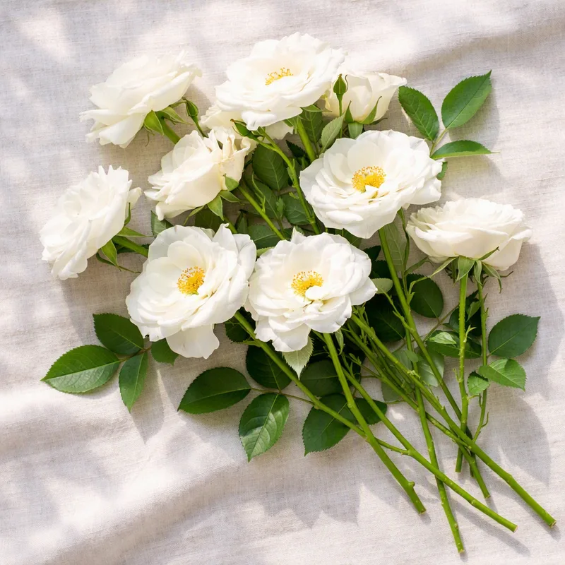 Rose – hvit – bilde 4