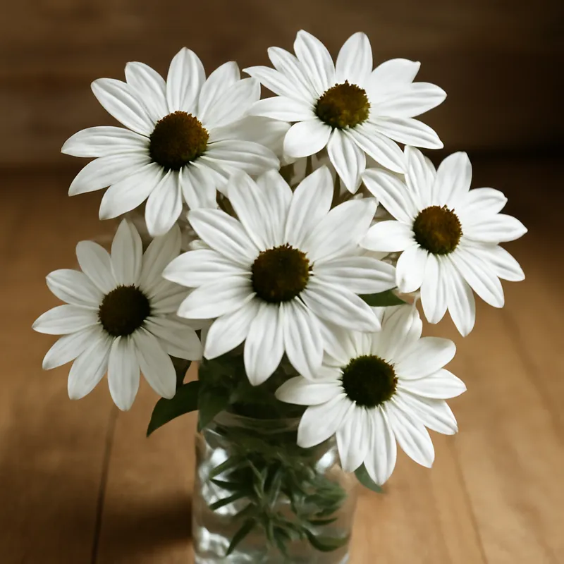 Rudbeckia – hvit – bilde 3