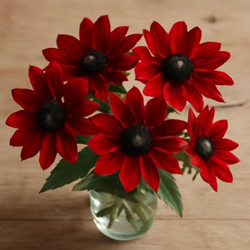 Rudbeckia – rød – bilde 3
