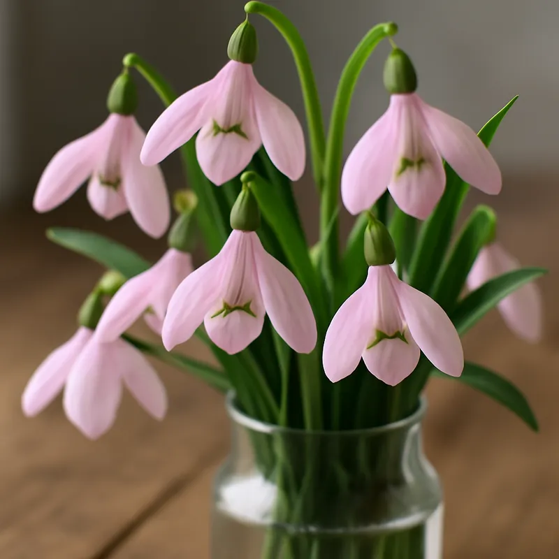 Snøklokke – rosa – bilde 3