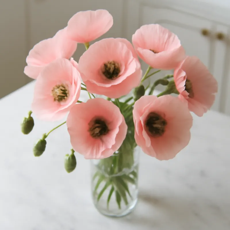 Valmue – rosa – bilde 3