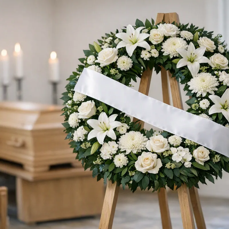 Blomster til begravelse